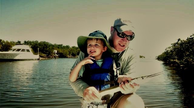 Jackson's first fish