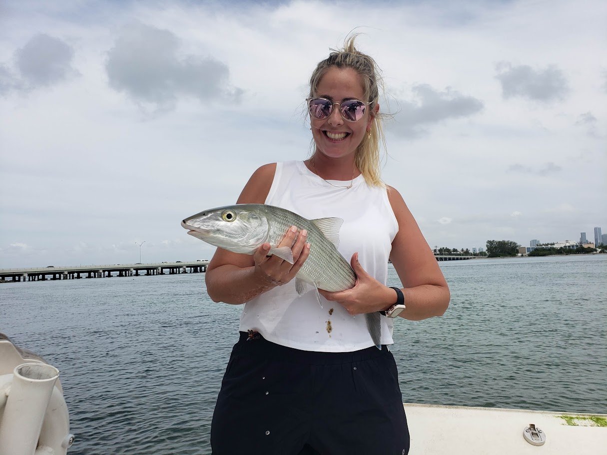Key Biscayne bonefishing with Florida Native Charters on shallow flats