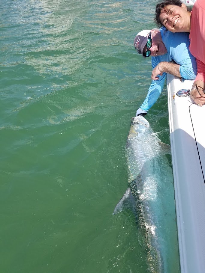 Biscayne Bay tarpon fishing with Captain Tom Weber