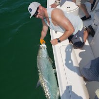 Tarpon fishing on Biscayne Bay