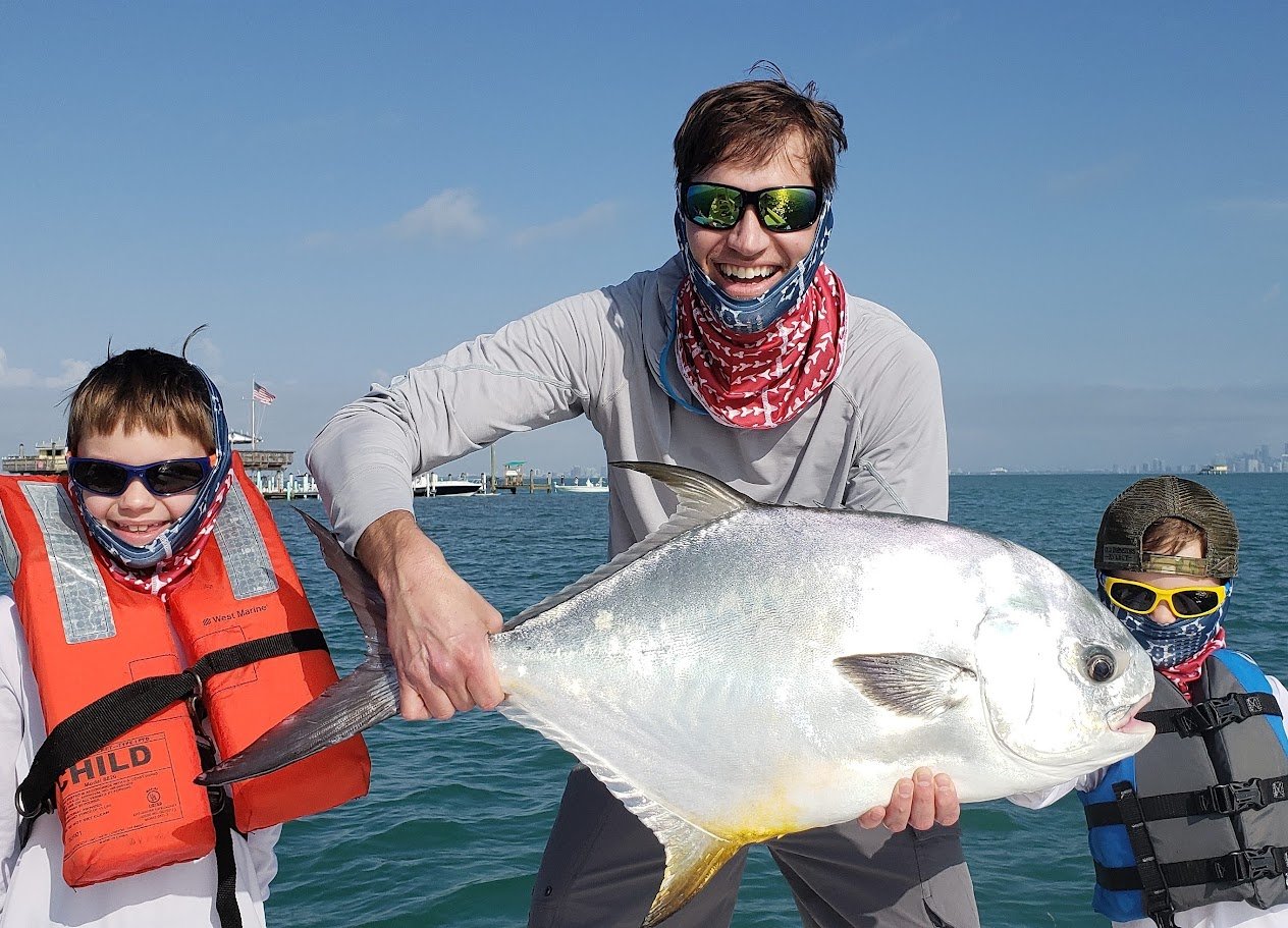 Family permit fishing in Miami