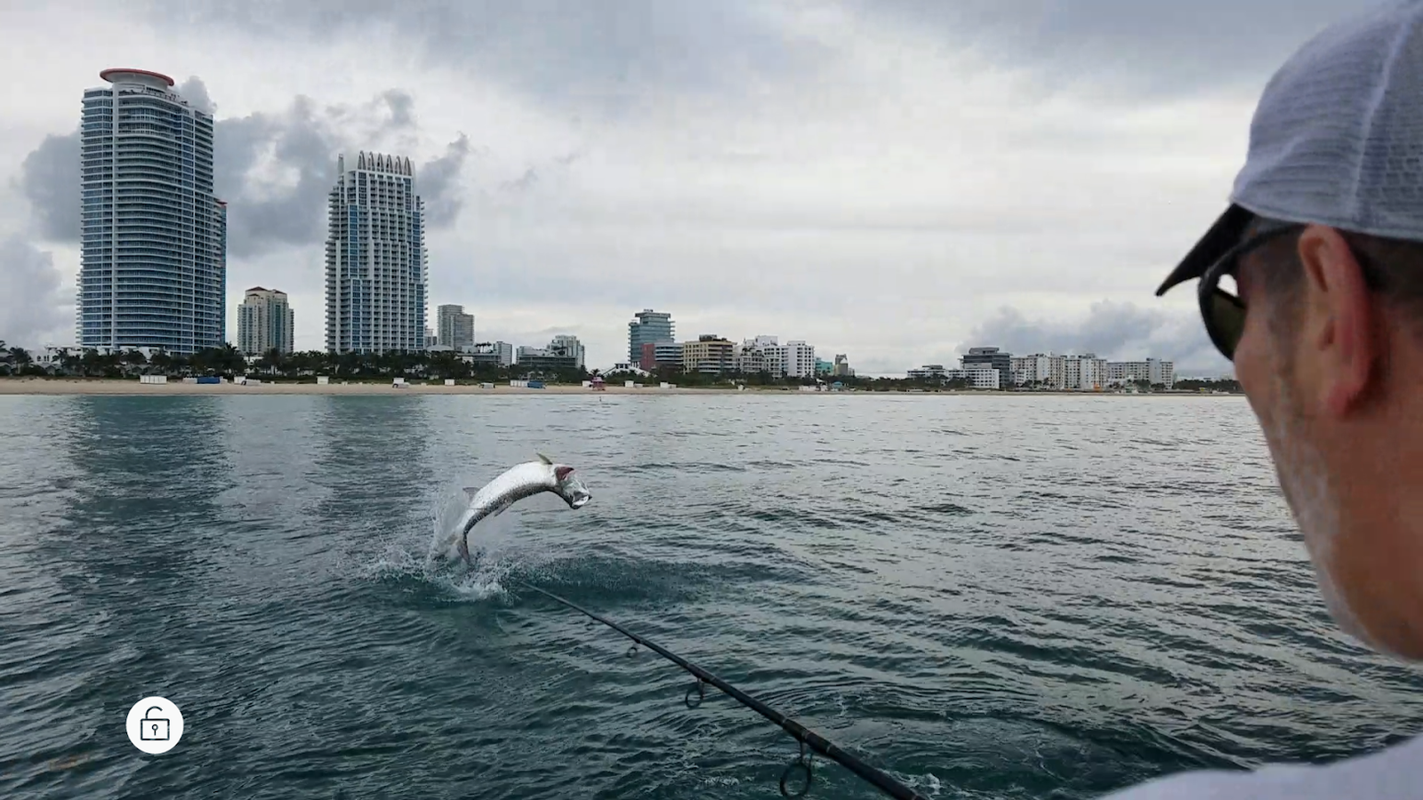 Tarpon fishing on Miami Beach flats